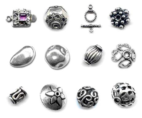 silver beads for jewelry making