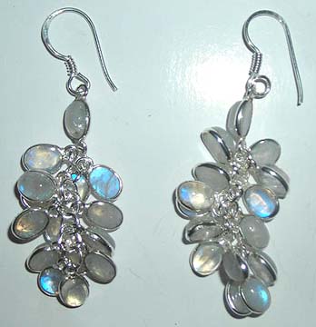 Silver Earrings, Plain Silver Jewellery