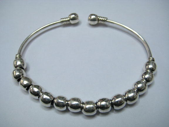 Silver Bracelets, Plain Silver Jewellery