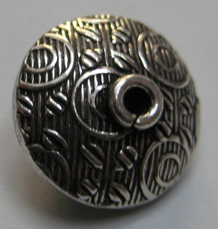 Indian Sterling  Silver Beads