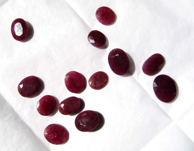 Natural African Faceted Rubies