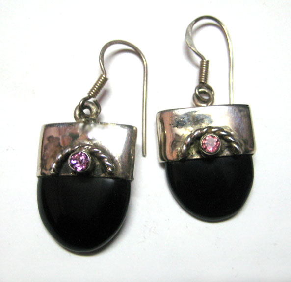 Black Onyx Handmade Earrings