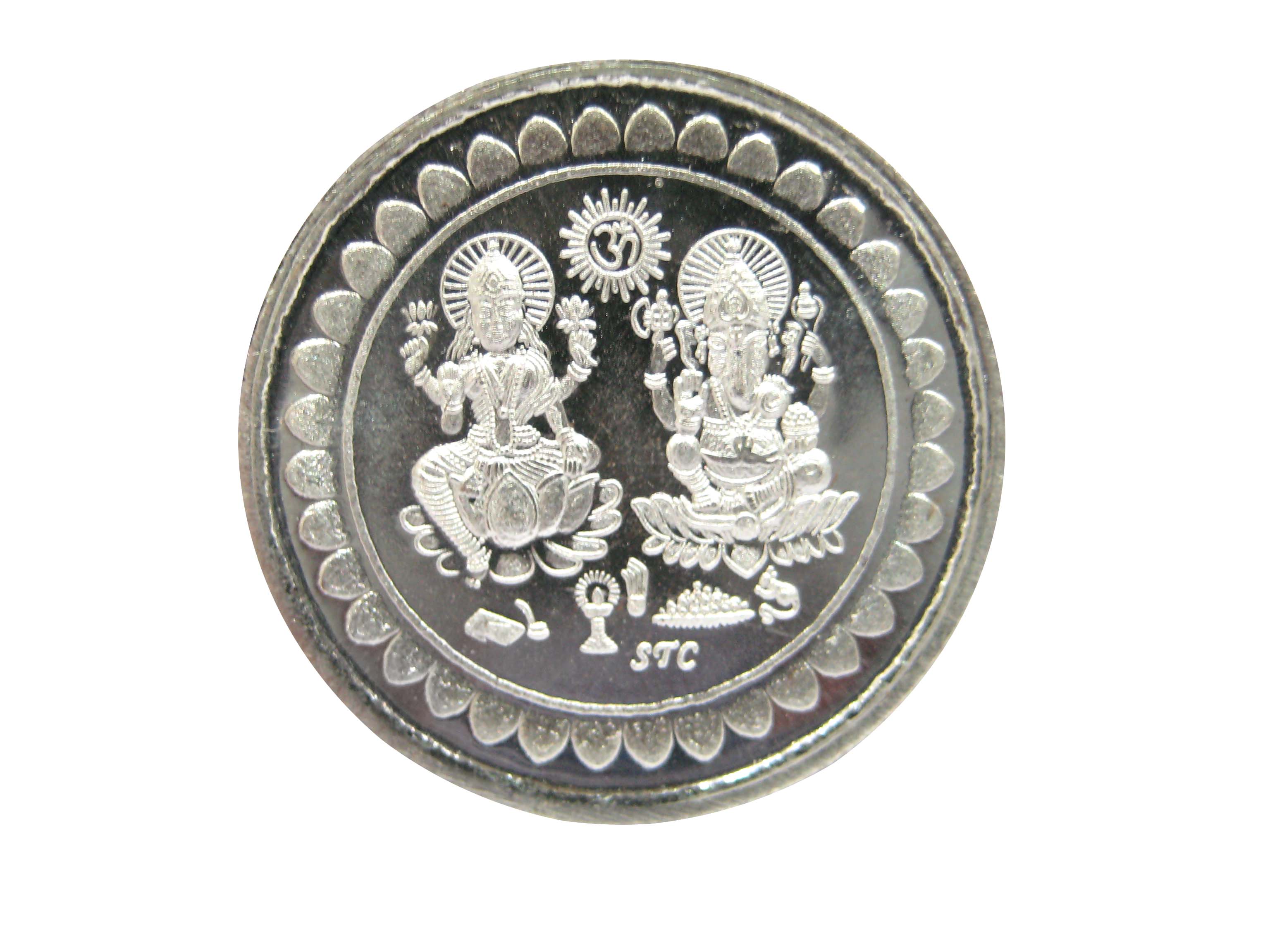 99.6 Pure Silver Coins Laxmi Ganesha Deepawali Festival